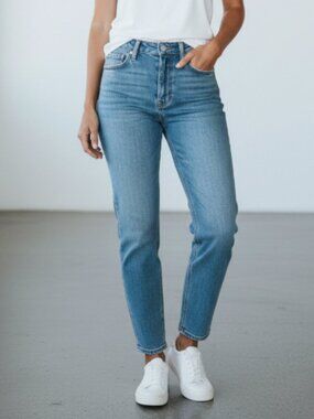 AG Adriano Goldschmied Alexxis Straight High Rise Vintage Jeans Blue Women's 28R